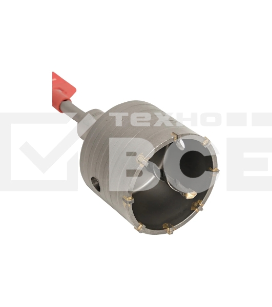 Коронка буровая по бетону с оснасткой TCT-72 М22 SDS-plus Master EKF tct-72-m22