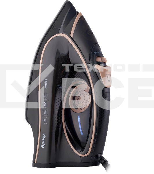 Утюг Domfy DSC-EI901 3000Вт черный/золотистый