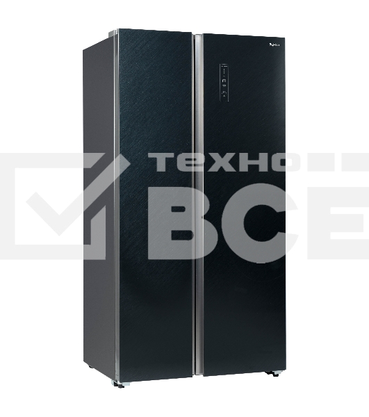 Холодильник Бирюса SBS 541 TBG черный двухкамерный 343/198 л морозилка слева, NoFrost, Side-by-side