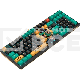 Клавиатура A4Tech Bloody AT98 Renegade проводная USB черный/зеленый