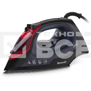 Утюг Maxwell MW-3034, 2400Вт, черный