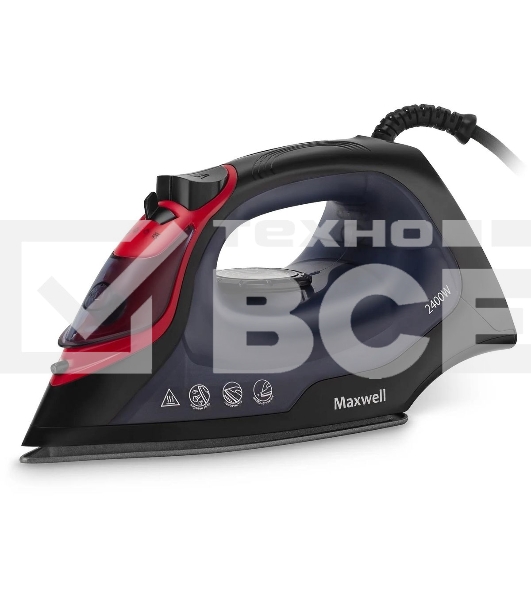 Утюг Maxwell MW-3034, 2400Вт, черный