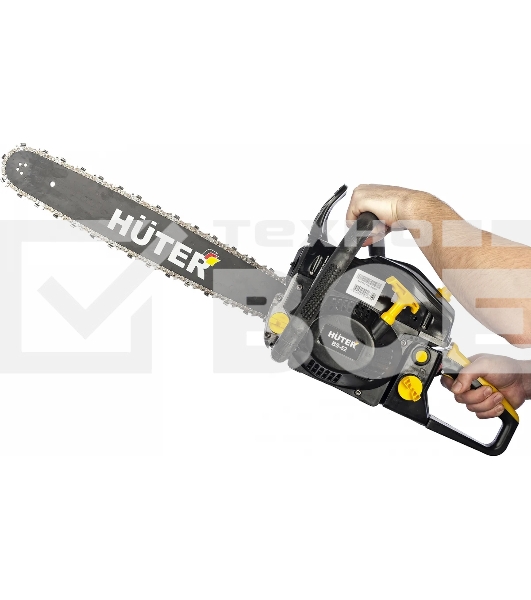 Бензопила Huter BS-52 70/6/3 { 2.4квт, 52 см3, бак 0,55 л, антивиб. система, шина 50см/20