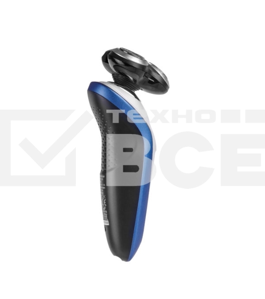 Бритва Centek CT-2152 (сер/бел/син) 5 ВТ, 3 плав. головки, аккумулятор+работа от сети