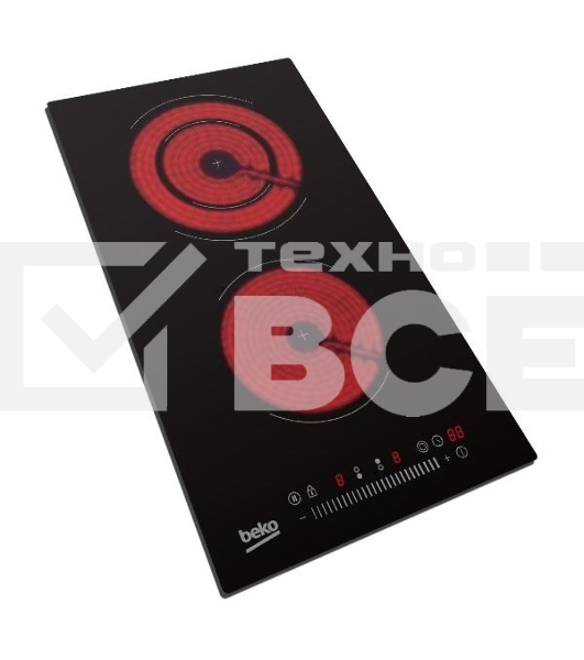 Встраиваемая электрическая варочная поверхность Beko HDC 32400 TO, Черный