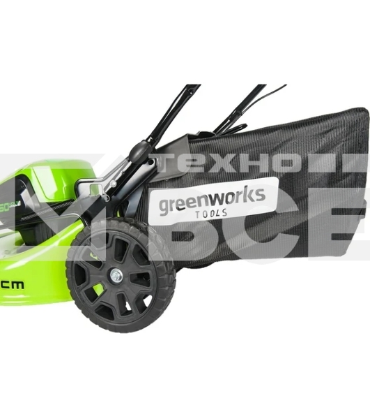 Газонокосилка аккумуляторная  GreenWorks GD60LM46HPK4, 60V, 46 см, бесщеточная, с 1хАКБ 4 А.ч. и ЗУ (2502807UB)