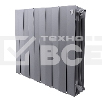 Радиатор биметаллический Royal Thermo PianoForte 500 серебристый - 10 секц., фото 1