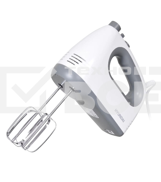Миксер ручной Hyundai HYM-H4501 500 Вт, белый/серый
