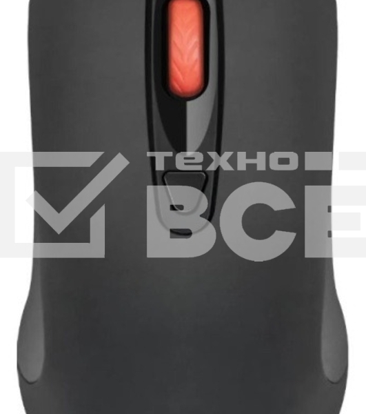 Мышь беспроводная Defender Nexus MS-195 черный, 1600 dpi, радиоканал, USB, кнопки - 4