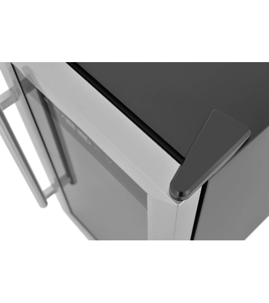 Винный шкаф ZÜGEL ZTWF182DX н/ж сталь, 46 л, 2 отсека, 18 бут.