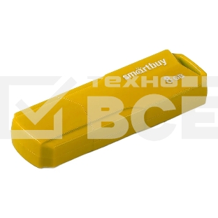 Флеш диск USB SmartBuy 8GB CLUE Yellow (SB8GBCLU-Y)