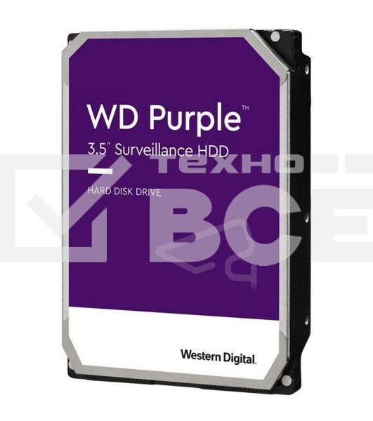 Жесткий диск HDD Western Digital Surveillance Purple Pro8TB 7200rpm SATA-III 256Mb 3.5