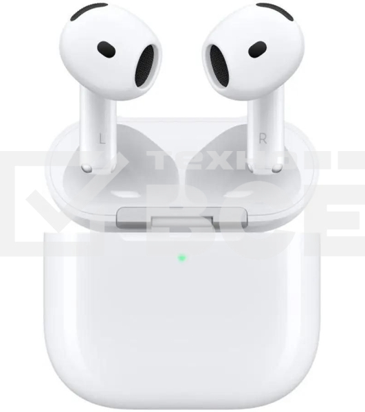 Гарнитура вкладыши Apple A3055 A3056 A3059 AirPods 4 ANC белый беспроводные bluetooth в ушной раковине