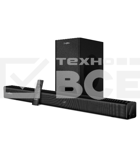 Саундбар SVEN SB-2400DD черный (Dolby Digital Plus, 2х80 + 240 Вт, Bluetooth, ПДУ, USB)