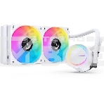 Система жидкостного охлаждения JONSBO TG-240 белый 120мм алюминий+медь 1800rpm 35.4db 4-pin 260W, фото 1