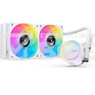 Система жидкостного охлаждения JONSBO TG-240 белый 120мм алюминий+медь 1800rpm 35.4db 4-pin 260W