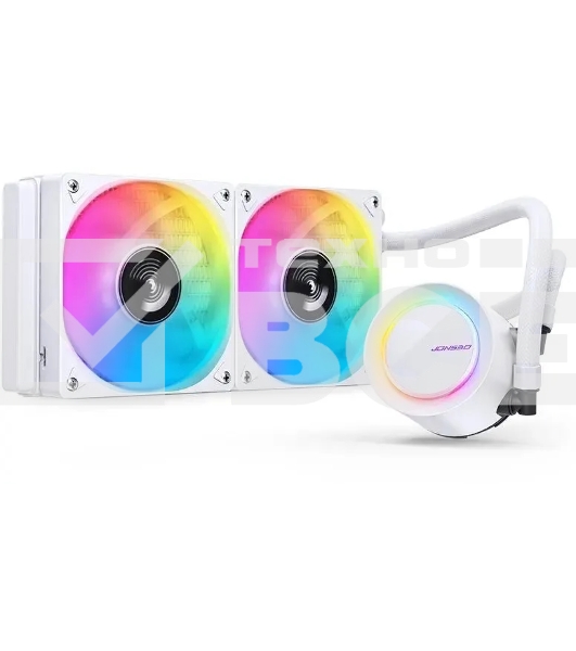 Система жидкостного охлаждения JONSBO TG-240 белый 120мм алюминий+медь 1800rpm 35.4db 4-pin 260W