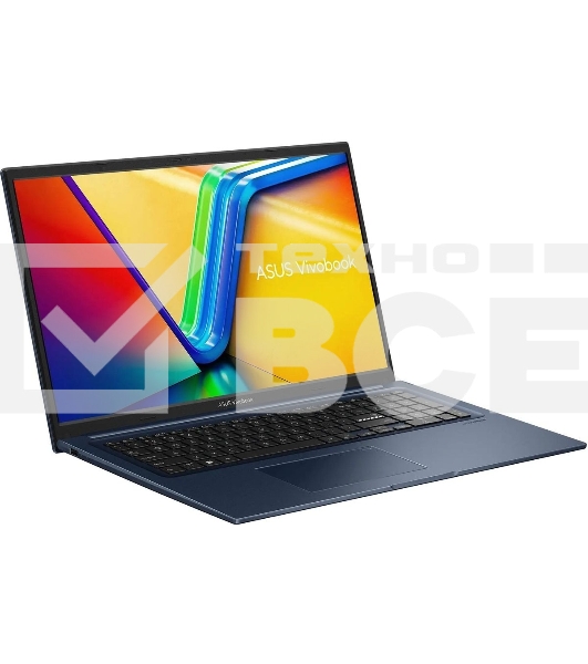 Ноутбук Asus Vivobook 17 X1704VA-AU661 синий 90NB10V2-M00SJ0 U-series U300 8Gb SSD 512Gb Intel UHD Graphics 17.3