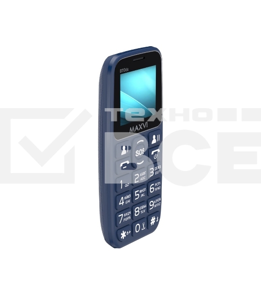 Мобильный телефон Maxvi B110ds синий