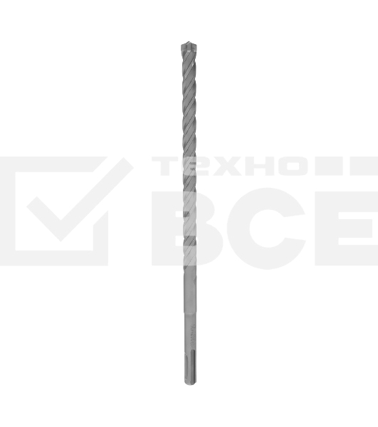 Бур по бетону Denzel цельная крестовая пластина, 12x265 мм, SDS PLUS