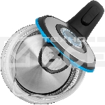 Чайник электрический Vitek VT-7028 1.7л. 2200Вт прозрачный корпус: стекло, фото3