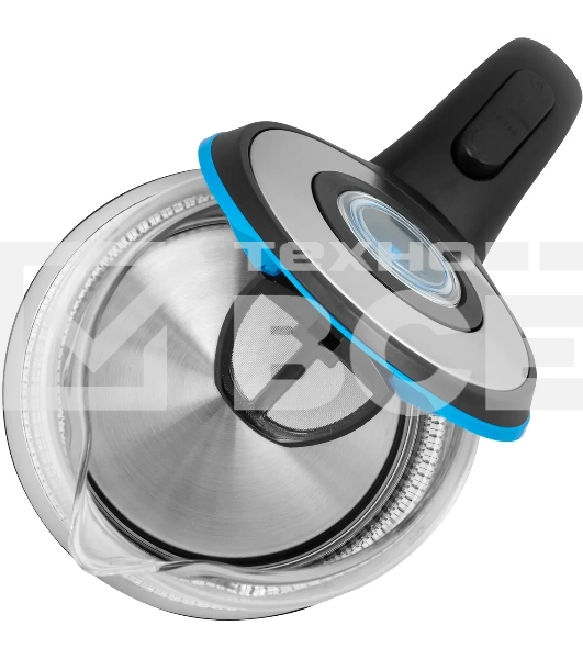 Чайник электрический Vitek VT-7028 1.7л. 2200Вт прозрачный корпус: стекло