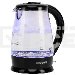 Чайник электрический Hyundai HYK-G2011 1.7л. 2200Вт черный (корпус: стекло), фото7