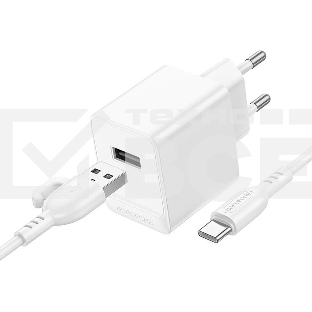 Сетевое зарядное устройство BOROFONE (6941991104664) BAS11Aa для Type-C белый