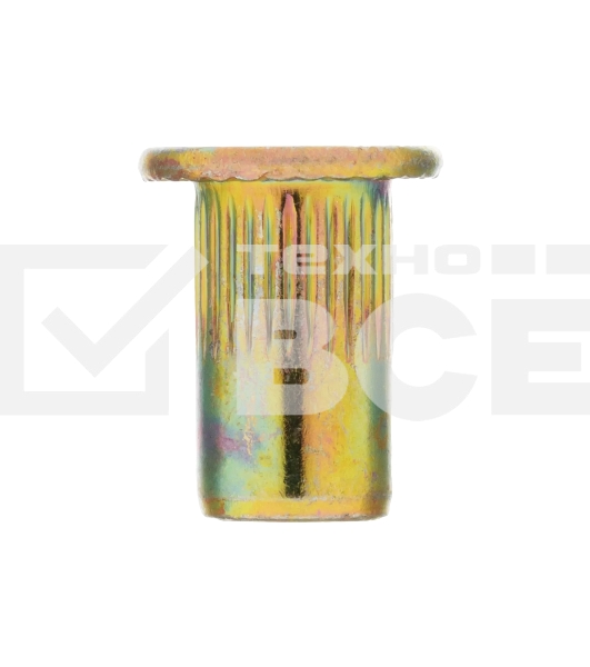 Заклепки резьбовые Denzel стальные, оцинкованные, М4, пластиковый кейс, 140 шт.