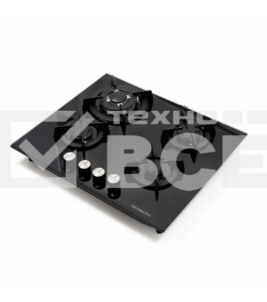 Газовая варочная панель GENBERG G6024-WGIK черный