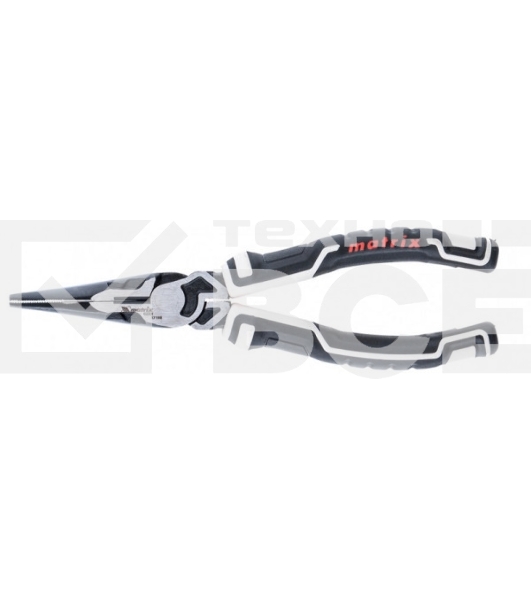 Длинногубцы прямые Matrix 17198, 205 мм, усиленная система, PRO