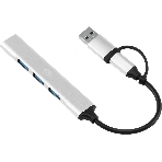 USB-концентратор Digma DHUB-4USB-AC-2.0, USB-C + USB-A, USB 2.0 4 портов, USB, фото3