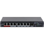 Коммутатор Dahua DH-SMG1009XP, 8×2.5 Гбит/с RJ45 + 1×10 Гбит/с SFP+, неуправляемый, фото 1