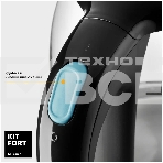 Чайник электрический Kitfort КТ-625-1 1.7л. 2200Вт черный/голубой (корпус: стекло), фото4