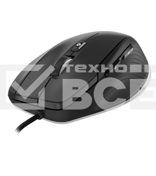 Мышь проводная 3DConnexion CadMouse Compact (3DX-700081) черный, 7200 dpi, USB Type-A, кнопки - 7