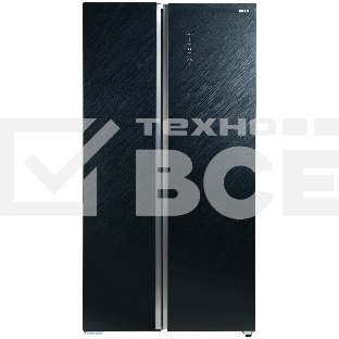 Холодильник Бирюса SBS 541 TBG черный двухкамерный 343/198 л морозилка слева, NoFrost, Side-by-side