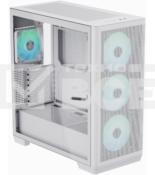 Компьютерный корпус Mid-Tower Aerocool  / Formula / Formula APNX CREATOR C1-WT-V1 white (ATX, без БП, ARGB fans, 3*USB3.2) (4711099474318)