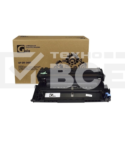 Драм-картридж GalaPrint GP-DR-3400 чёрный Drum (30000 стр) для Brother DCP-L5500/DCP-L5600/DCP-L5650/DCP-L6600/HL-L5000/HL-L5100/HL-L5200/HL-L6200/HL-L6250/HL-L6300/HL-L6400/MFC-L5700/MFC-L5750/MFC-L6700/MFC-L6750/MFC-L6800/MFC-L6900