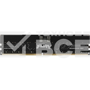 Оперативная память Kingston Fury Renegade Pro, DDR5, 32GB, RDIMM, 6800MHz, CL34, ECC, RDIMM, с радиатором, черный