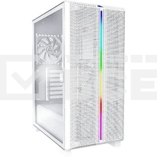Компьютерный корпус Montech SKY ONE Lite белый без БП ATX 3x120mm 2xUSB3.0 1xUSB3.1 audio bott PSU
