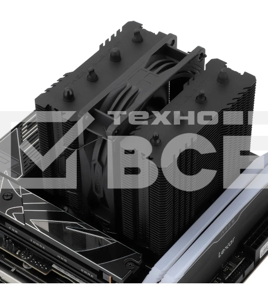 Устройство охлаждения(кулер) Thermalright Peerless Assassin 90 SE Soc-AM5/AM4/1151/1200/1700 черный 4-pin 23.85dB Al+Cu Ret (PA90-SE-BL)