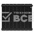 Радиатор биметаллический Royal Thermo Infinity 500 Noir Sable VR80 - 8 секц., фото4