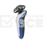 Бритва Centek CT-2152 (сер/бел/син) 5 ВТ, 3 плав. головки, аккумулятор+работа от сети, фото6