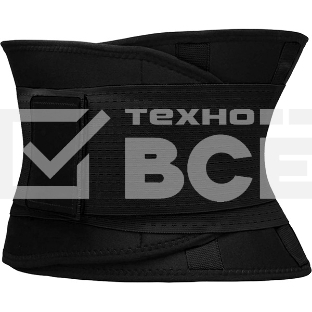 Пояс для похудения CleverCare, черный, размер L TL-LB033B