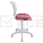 Кресло детское Бюрократ CH-W296NX/26-31 TW-15 белый, спинка сетка, сиденье розовый 26-31, фото8