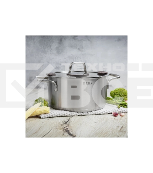 Кастрюля Taller TR-11033 Каскад нержавеющая сталь 18/10, 3 л