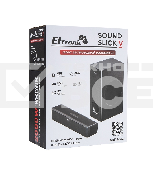 Саундбар ELTRONIC (30-67) SOUND SLICK 5, черный
