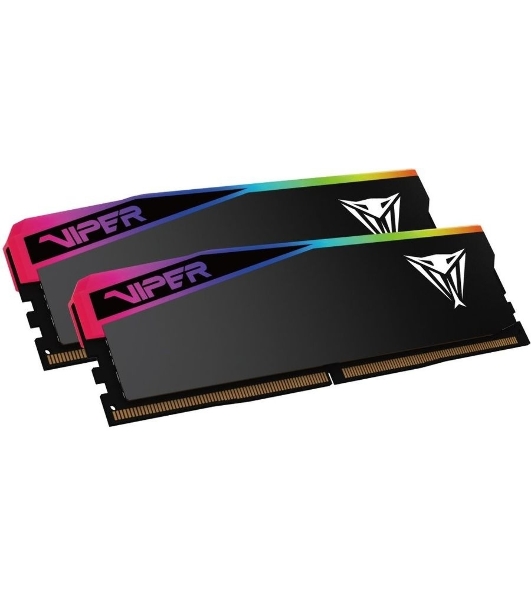 Оперативная память Patriot Memory Viper Elite 5 Ultra RGb RTL Gaming VEUR564G6028K DDR5 2x32Gb 6000MHz PC5-48000 CL28 DIMM 288-pin 1.4В kit single rank с радиатором Ret
