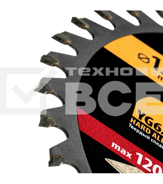 Пильный диск по дереву Denzel ф150 х 20 мм, 36 зубов, тонкий 733037