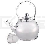 Чайник для плиты WEBBER BE-0597 из нерж.стали с ФИЛЬТРОМ из нерж. стали 1л,(24), фото 1